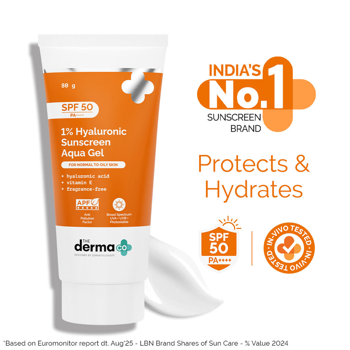 The Derma Co Hyaluronic Sunscreen Aqua Gel