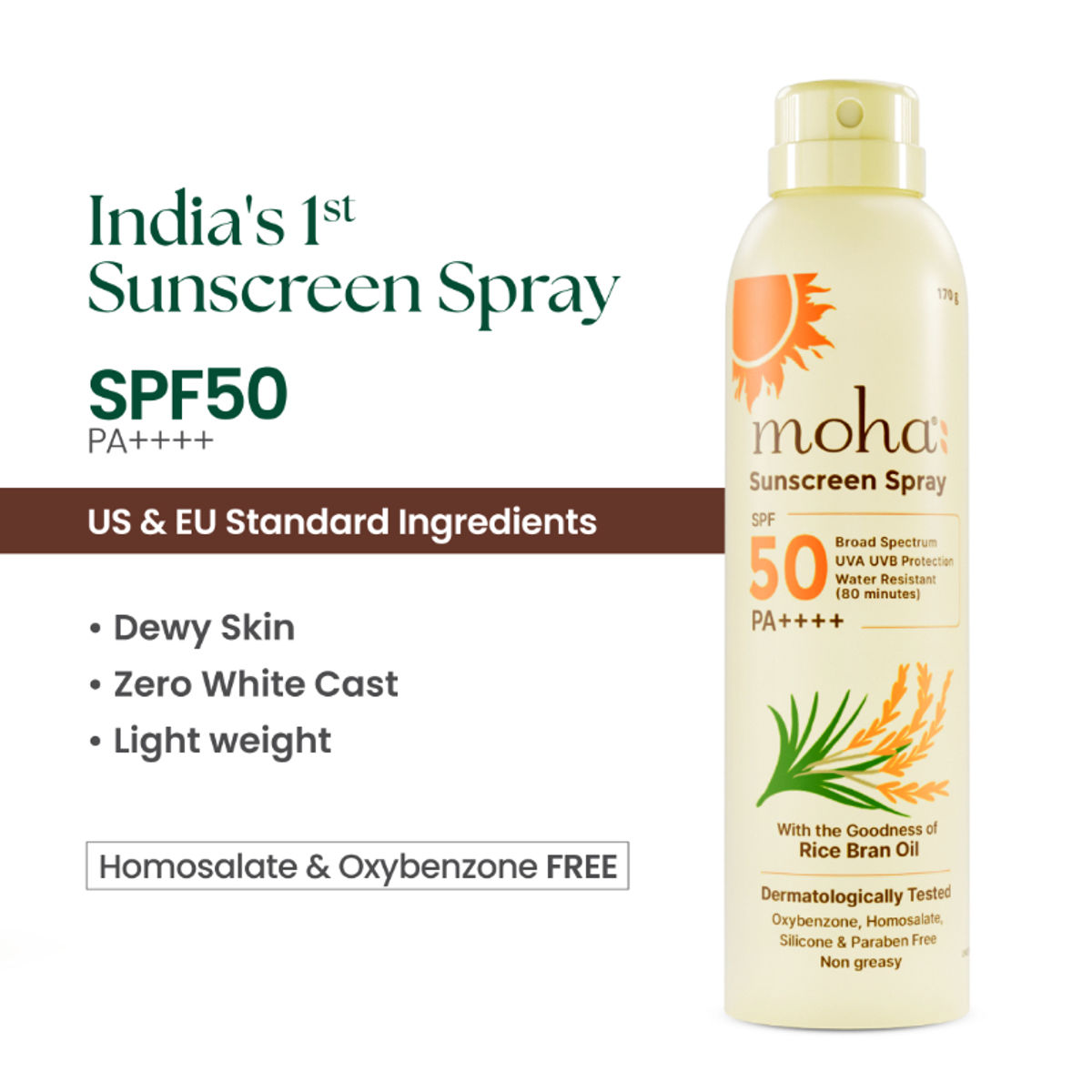 Moha Sunscreen Spray SPF 50